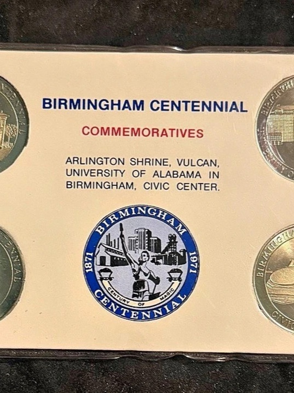 Arco Birmingham Centennial Commemoratives Commemorative Coin Set Gold & Silver